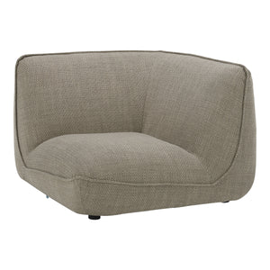 Zeppelin Corner Chair in Speckled Pumice Grey