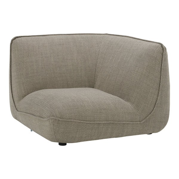 Zeppelin Corner Chair in Speckled Pumice Grey