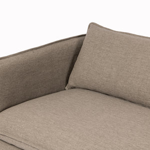 Andre Outdoor Sofa 96" in Alessi Fawn