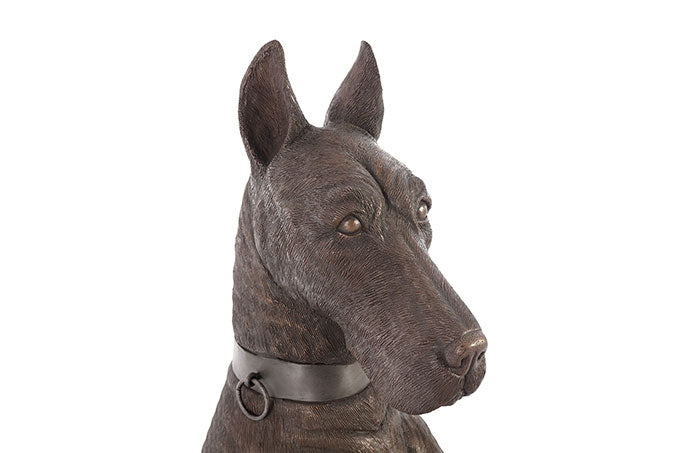 Great Dane Dog, Bronze, Left