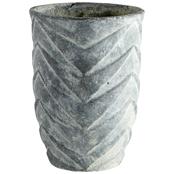 Small Bullard Planter in Pewter Gray