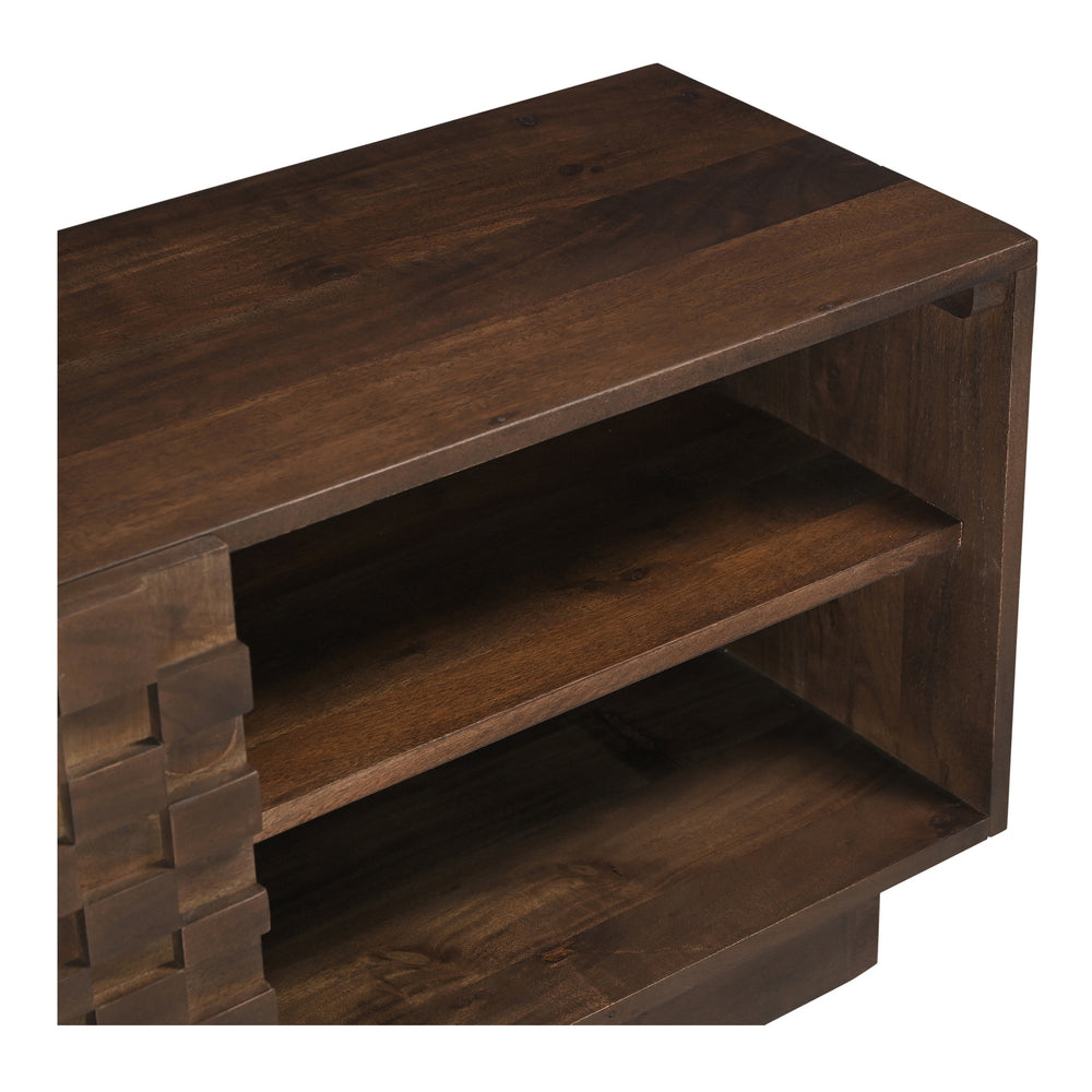 Moe's Easton Media Cabinet Brown Wood