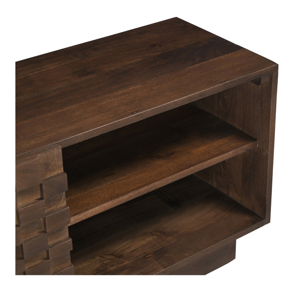 Moe's Easton Media Cabinet Brown Wood