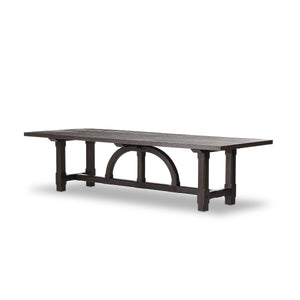 The Arch Dining Table in Medium Brown Fir Veneer