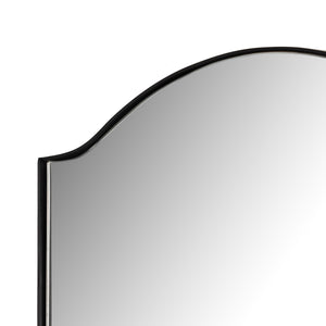 Jacques Small Mirror In Gunmetal