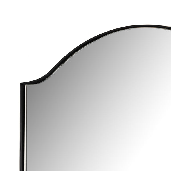 Jacques Small Mirror In Gunmetal