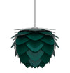 Aluvia Medium Plug-In Pendant in Forest with Black Cord