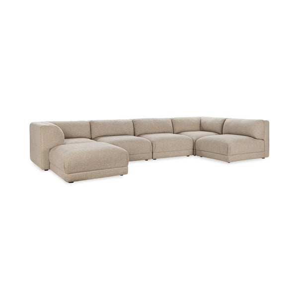 Adalynne Upholstered Sectional in Buttermilk