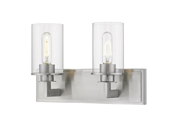 Savannah 2 Light Vanity in Brushed Nickel Finish
