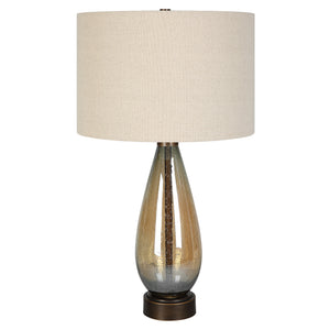 Baltic Teardrop Glass Table Lamp