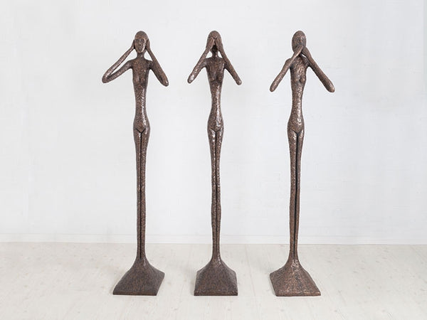 Speak No Evil Sculpture, Large