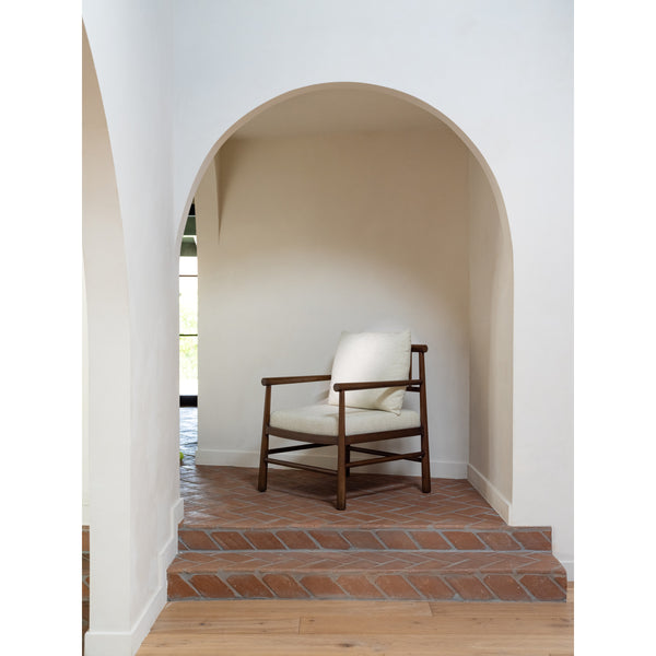 Moe's Mayne Accent Chair with Cream Cushions