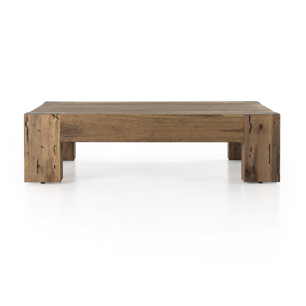 Abaso Coffee Table In Rustic Wormwood Oak