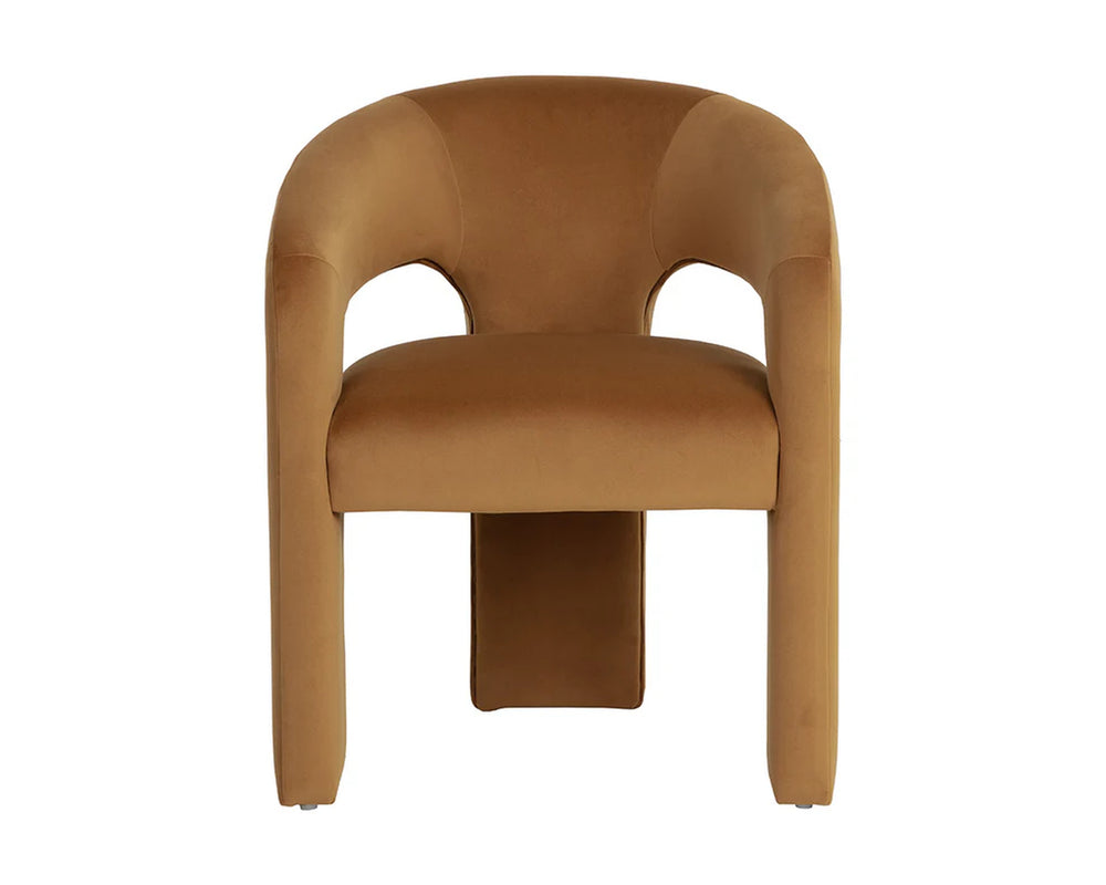 ISIDORE DINING ARMCHAIR - MEG GOLD