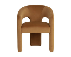 ISIDORE DINING ARMCHAIR - MEG GOLD