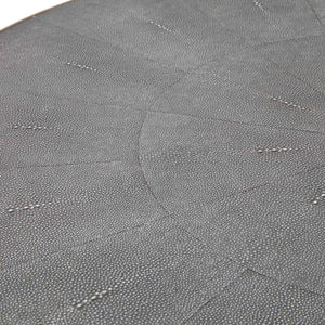Shagreen Round Coffee Table-Antique Bras