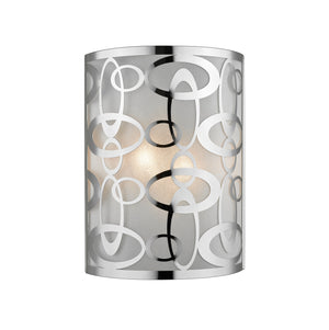 Opal 2 Light Wall Sconce in Chrome  Finish