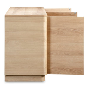 Round Off Sideboard in Natural Oak Finish