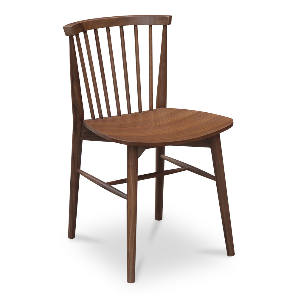 Moe's Marley Dining Chair Walnut Set of 2