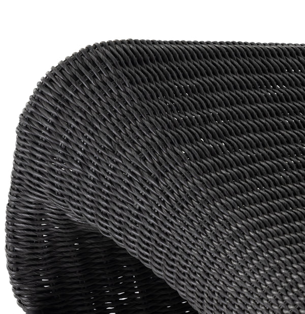 Portia Outdoor Rocking Chair In Coal
