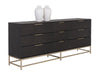 REBEL DRESSER - LARGE - GOLD - CHARCOAL GREY