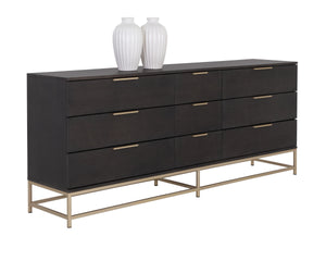 REBEL DRESSER - LARGE - GOLD - CHARCOAL GREY