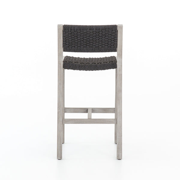 Delano Outdoor Bar Stool-Grey