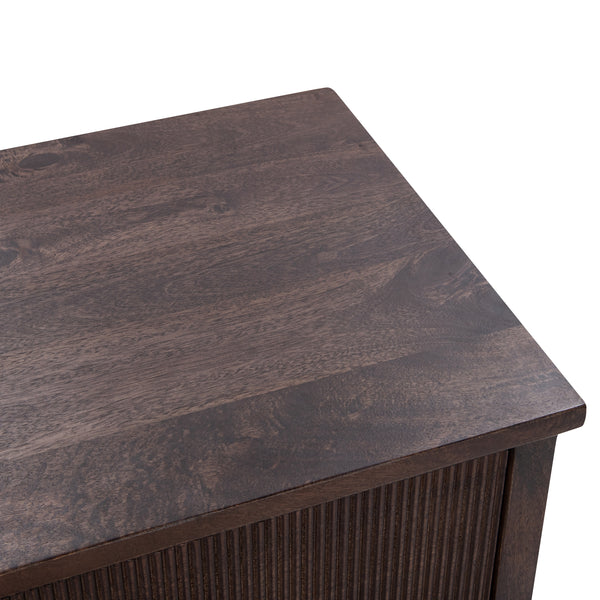 Westlake Solid Wood 3-Drawer Chest - Kona Brown