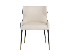 Gianni Dining Chair - Dillon Cream / Dillon Thunder