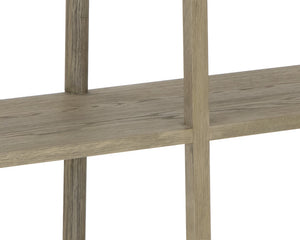 DONCASTER LOW BOOKCASE - SMOKE GREY