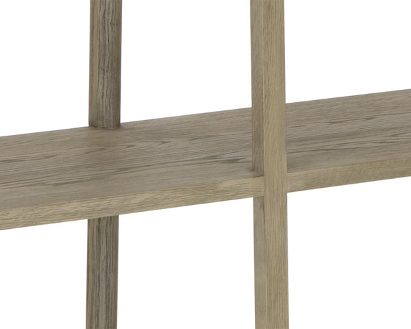 DONCASTER LOW BOOKCASE - SMOKE GREY