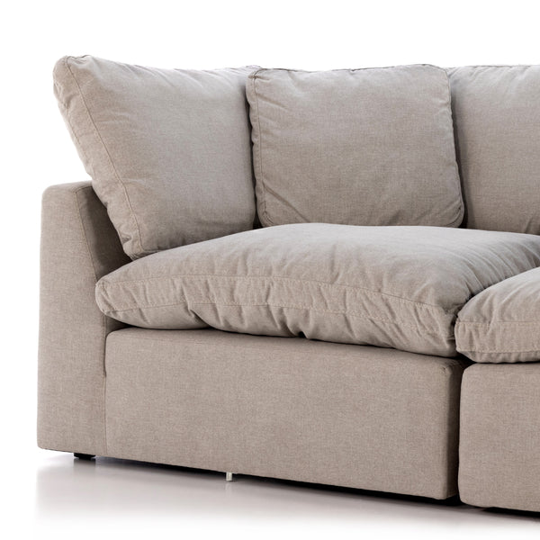 Stevie 2 Pc Sectional Sofa In Dstn Flannel