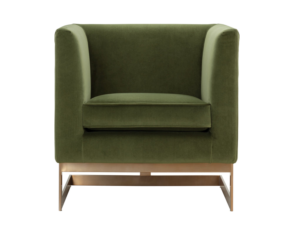 YVETTE ARMCHAIR - GOLD - MEG OLIVE