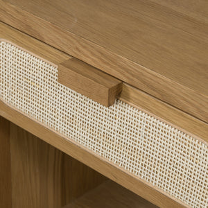 Allegra Nightstand-Natural Cane