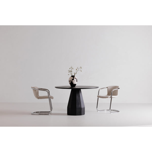 Moe's Templo Outdoor Dining Table Black