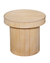 Taylor Bamboo Side Accent Table, Natural