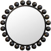 Cooper Industrial Steel Mirror in Matte Black