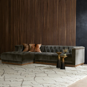 Maxx 2Pc Laf Sectional In 109 In Sapphire Brch