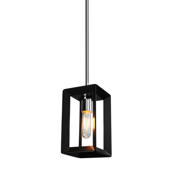Vineyard AC10061BC Pendant in Black & Chrome