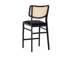 ANNEX COUNTER STOOL - ABBINGTON BLACK / NATURAL