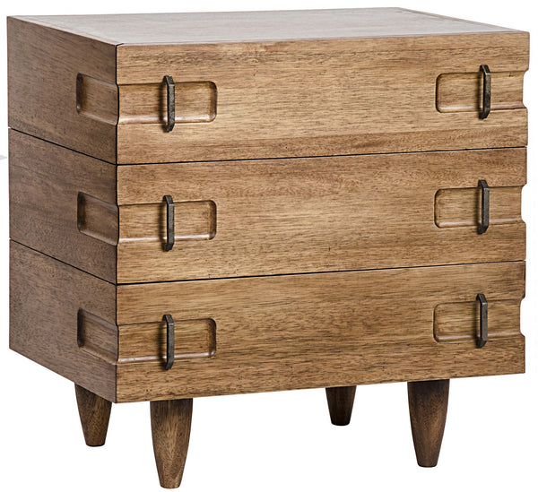 David 32" Side Table, Dark Walnut