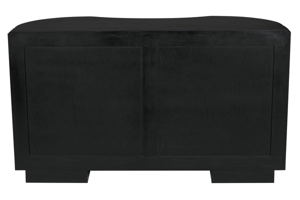 Irene Dresser, Hand Rubbed Black with Light Brown Trim