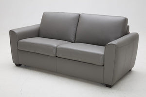 Pearl Sofa Bed in Grey Leather
