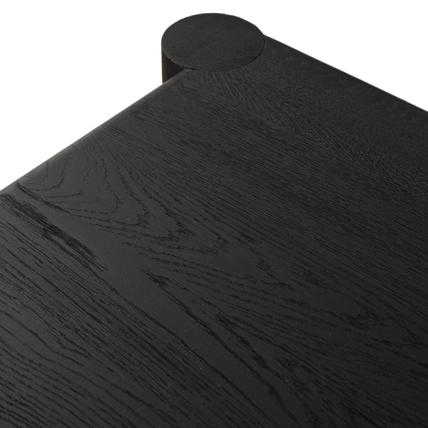 Ezri Desk - Carved Black Oak