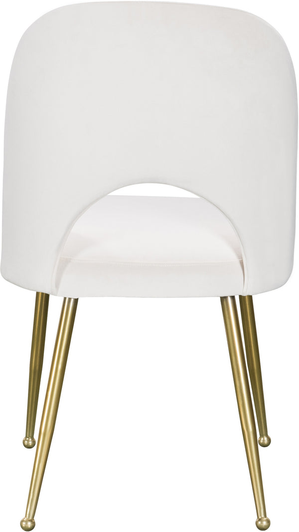 Ramon Dining Chair In Cream Velvet
