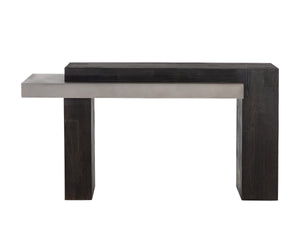 HERRIOT CONSOLE TABLE - DARK BROWN / GREY