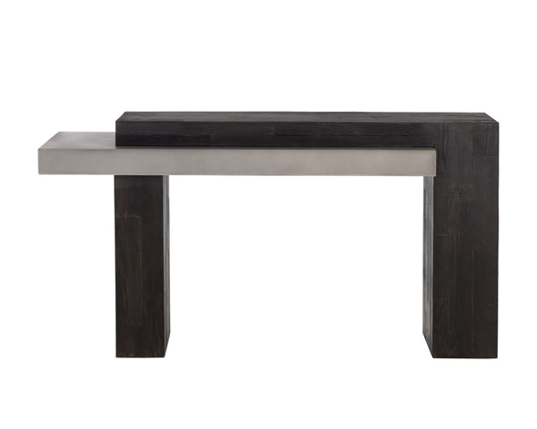 HERRIOT CONSOLE TABLE - DARK BROWN / GREY