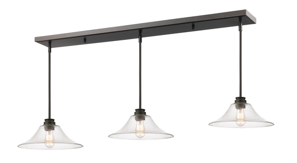Annora 3 Light Island/Billiard in Olde Bronze Finish