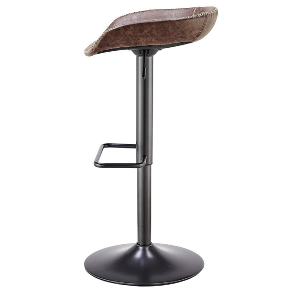 Rogue Gaslift Bar Stool In Vintage Coffee Brown