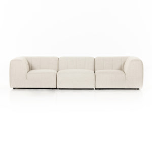 Gwen Outdoor 3 Pc Sectional In Faye Sand